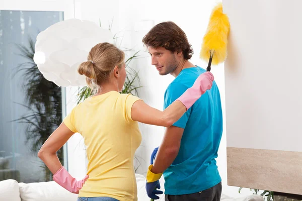 Cleaning house — Stock Photo, Image