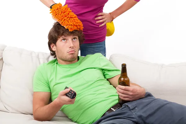 Couch potato — Stock Photo, Image