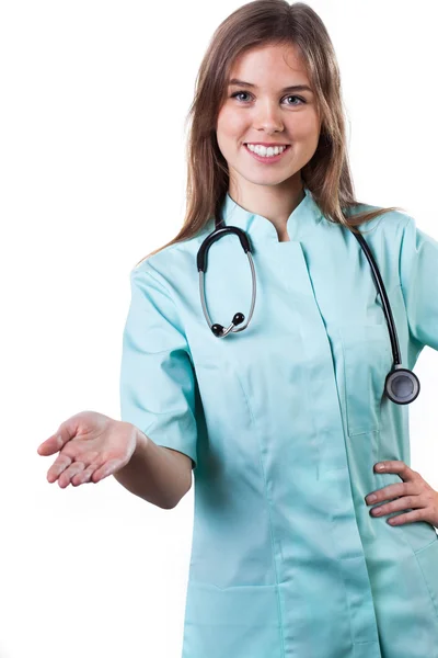 Smiling female doctor — Stock Photo, Image