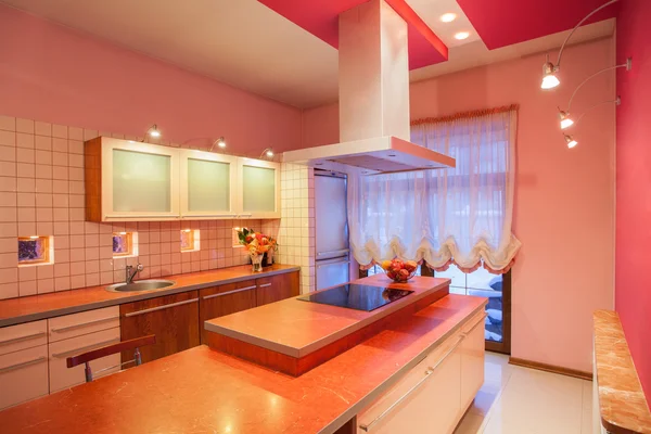 Amarantové dům - kuchyňské desky — Stock fotografie