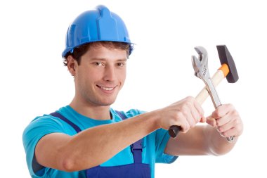 gülümsüyor handy man