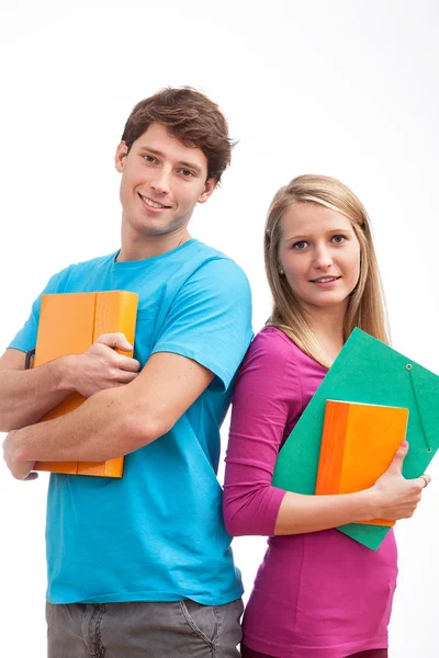 Casal de estudantes — Fotografia de Stock