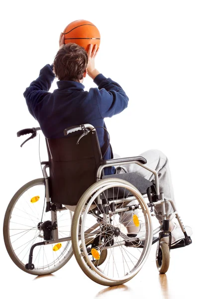Disabled basketball player — Stock Photo, Image