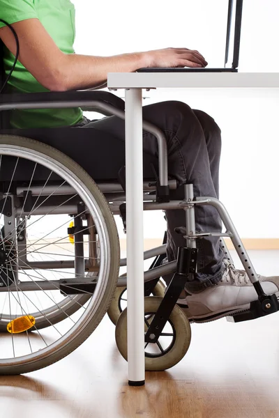 Disabled student during class — Stock Photo, Image