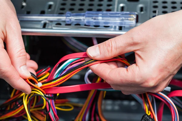 Computer cables — Stock Photo, Image