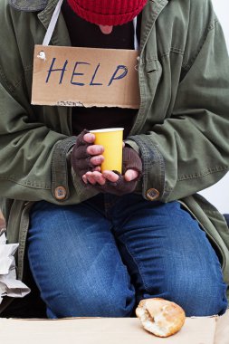 bir bardak çay ile evsiz