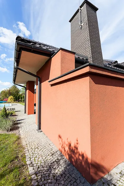 Architektur einer Luxusvilla — Stockfoto