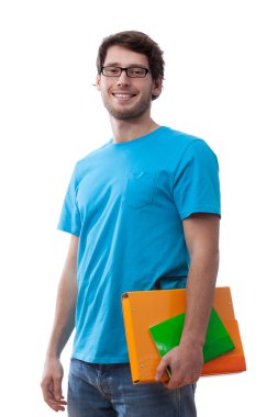 Öğrenci koruma klasör gülümseyen