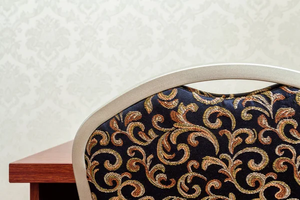 Patterned chair back — Stock Photo, Image