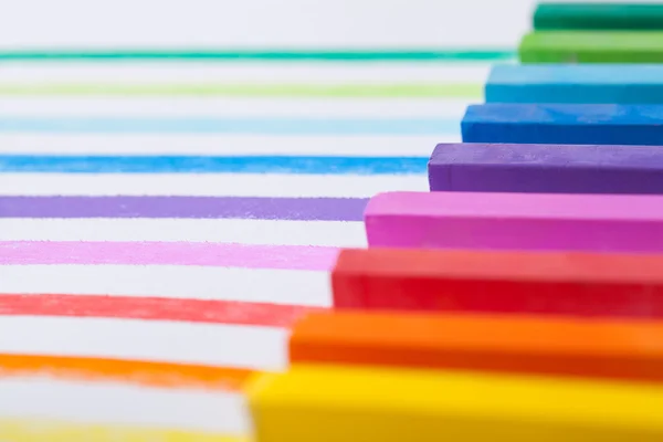 Färgglada pasteller närbild — Stockfoto