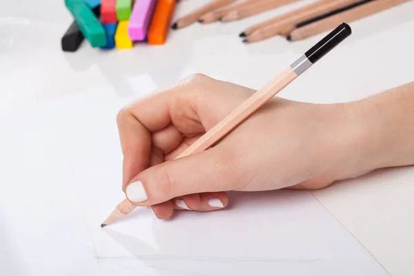 Dibujo un boceto — Stockfoto