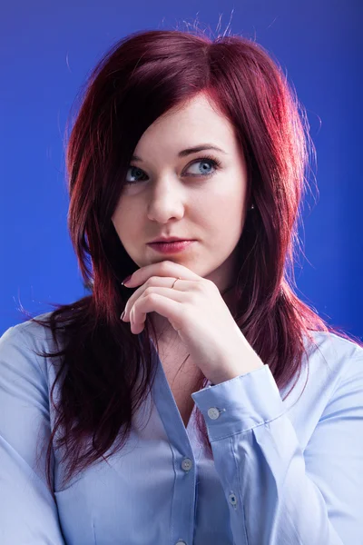 Pensive woman — Stock Photo, Image