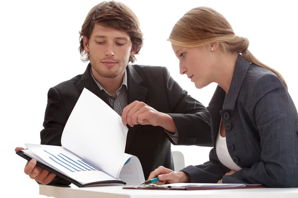 Büro-Statistik-Analyse — Stockfoto