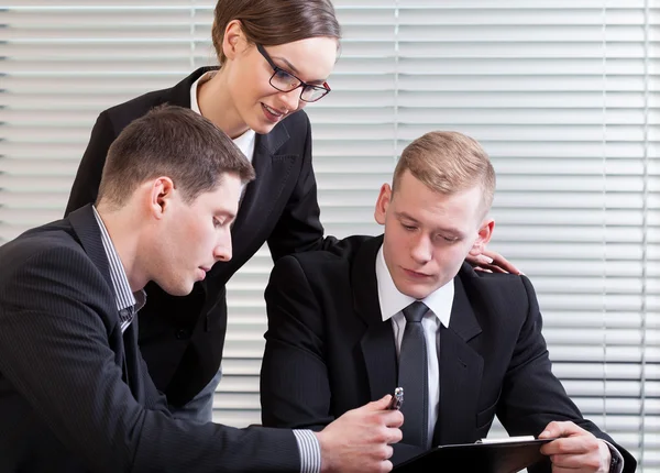 Business people at conference — Stock Photo, Image