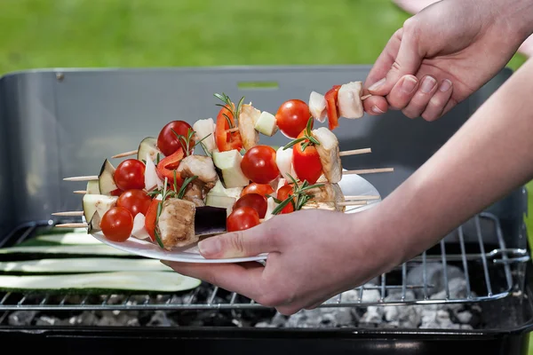 Vegetable grilling — Stock Photo, Image