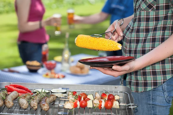 Barbecue meeting — Stock Photo, Image