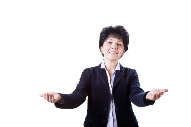 Orta yaşlı iş kadını