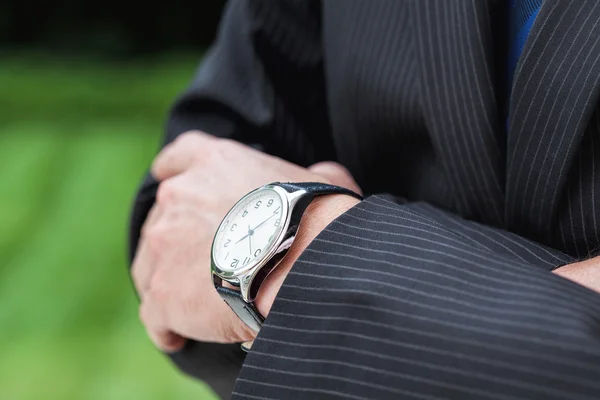 Expensive watch closeup — Stock Photo, Image