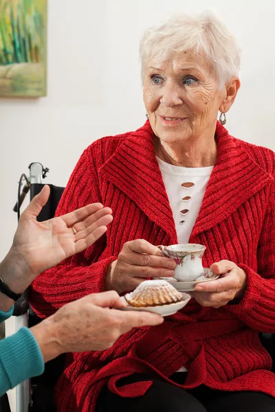 Gesprek tijdens woestijn — Stockfoto