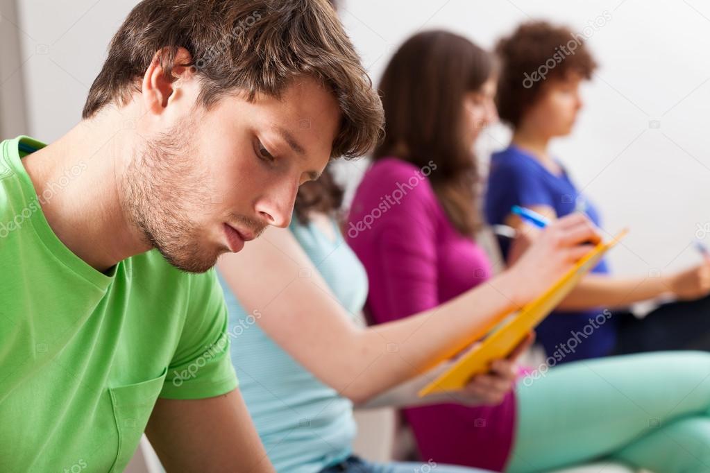 Students during lecture