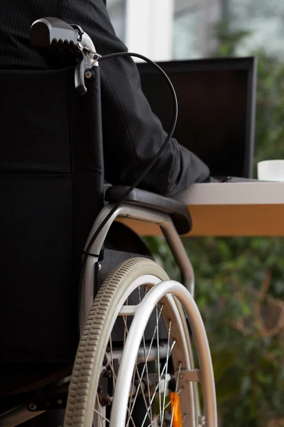 Back view of working man — Stock Photo, Image