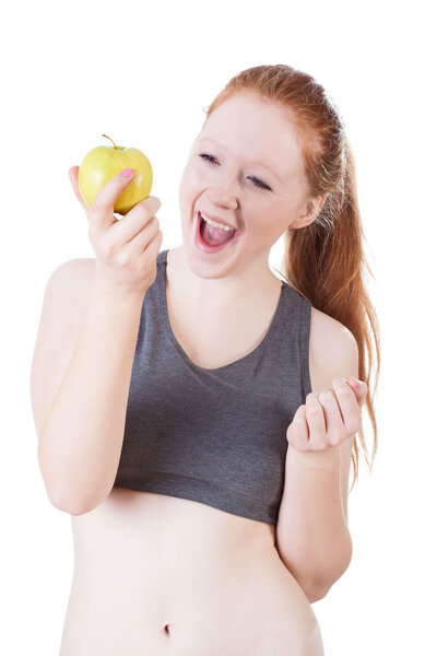 Young woman after sport activity