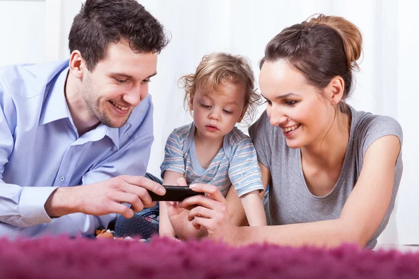 Happy Family čas — Stock fotografie