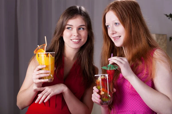 Girls home party — Stock Photo, Image