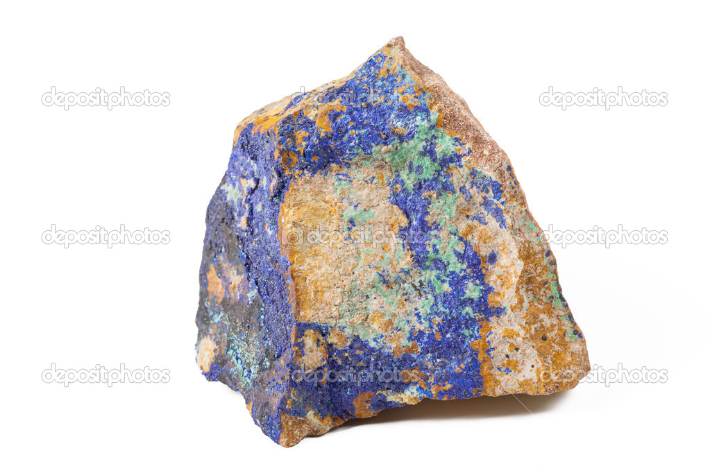 Blue malachite stone