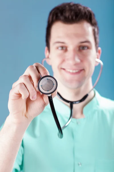 Doctor with a stethoscope — Stock Photo, Image