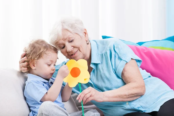 Oma's liefde — Stockfoto