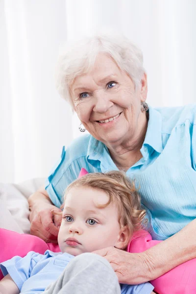 Zeit mit dem Enkel verbringen — Stockfoto