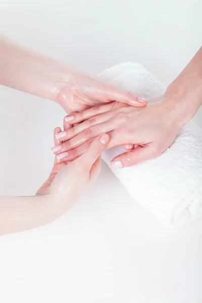 Massaggio alle mani — Foto Stock