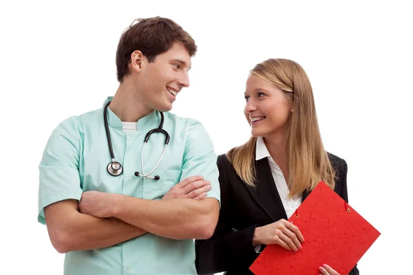 Doctor and student — Stock Photo, Image