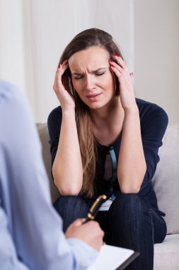 ağlayan kadın terapist Oda