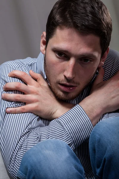Depressionen bei Männern — Stockfoto