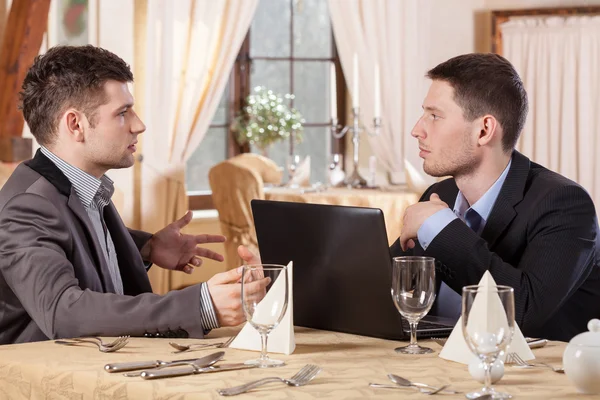 Men during business meeting — Stock Photo, Image