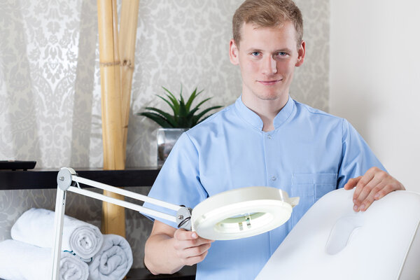 Preparing equipment for treatment