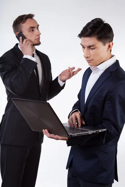 Businessmen during work — Stock Photo, Image