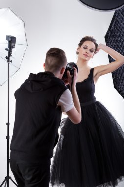 iş yerinde profesyonel model