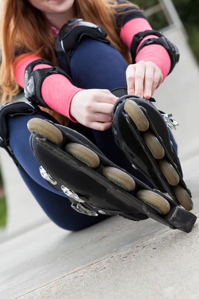 Mädchen beim Rollenspiel — Stockfoto