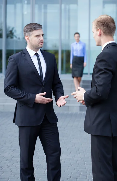 Zakelijke gesprek — Stockfoto