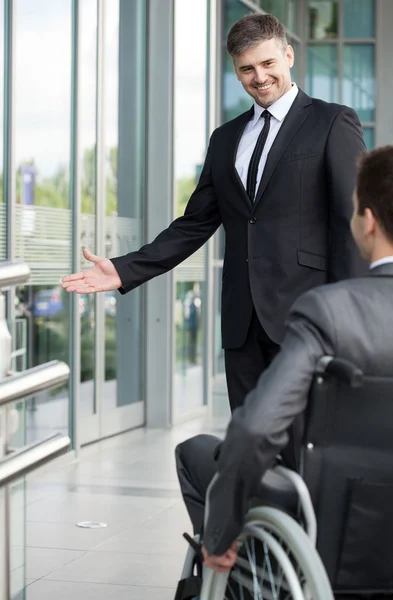 Chefe antes da reunião — Fotografia de Stock