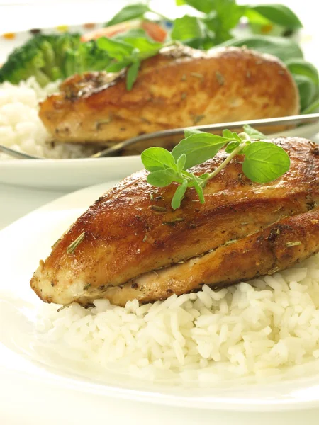 Chicken meal — Stock Photo, Image