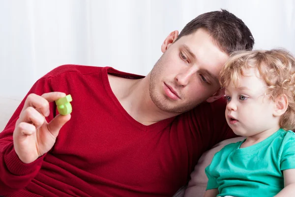 Vater mit Sohn — Stockfoto