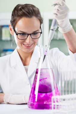 kimyasal sıvı ile deneme