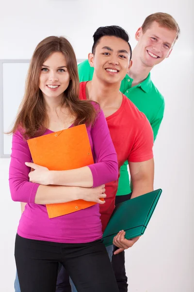 Group of college students — Stock Photo, Image