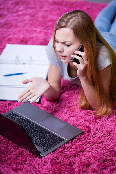 Talking is better than learning — Stock Photo, Image