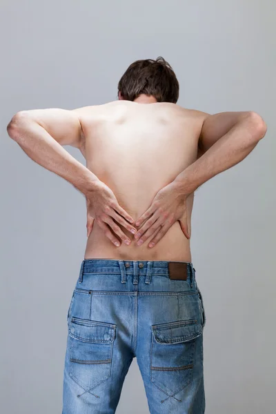 Man feeling backache — Stock Photo, Image