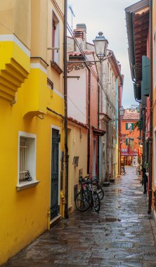 Caorle'da tipik İtalyan street